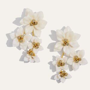 Stella & Dot Bloom Flower Convertible Statement Earring NIB